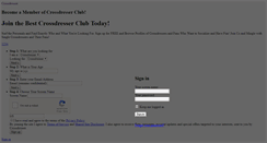 Desktop Screenshot of crossdresser.co.za